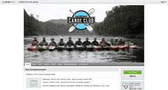Desktop Screenshot of birminghamcanoeclub.org